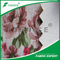 tricot faux micro poly suede printed fabric for garments